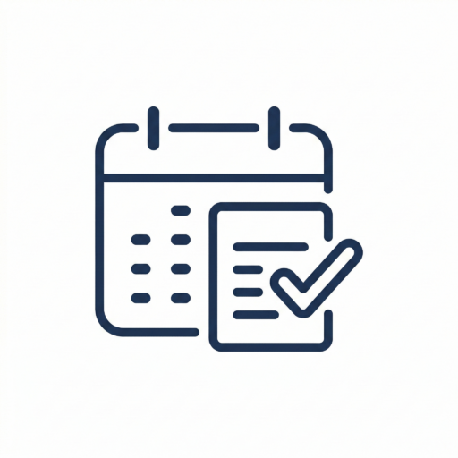 Medicare Initial Enrollment Period calendar and checklist icon