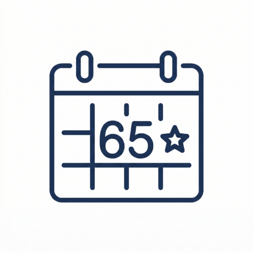 Medicare Initial Enrollment Period at age 65 calendar icon